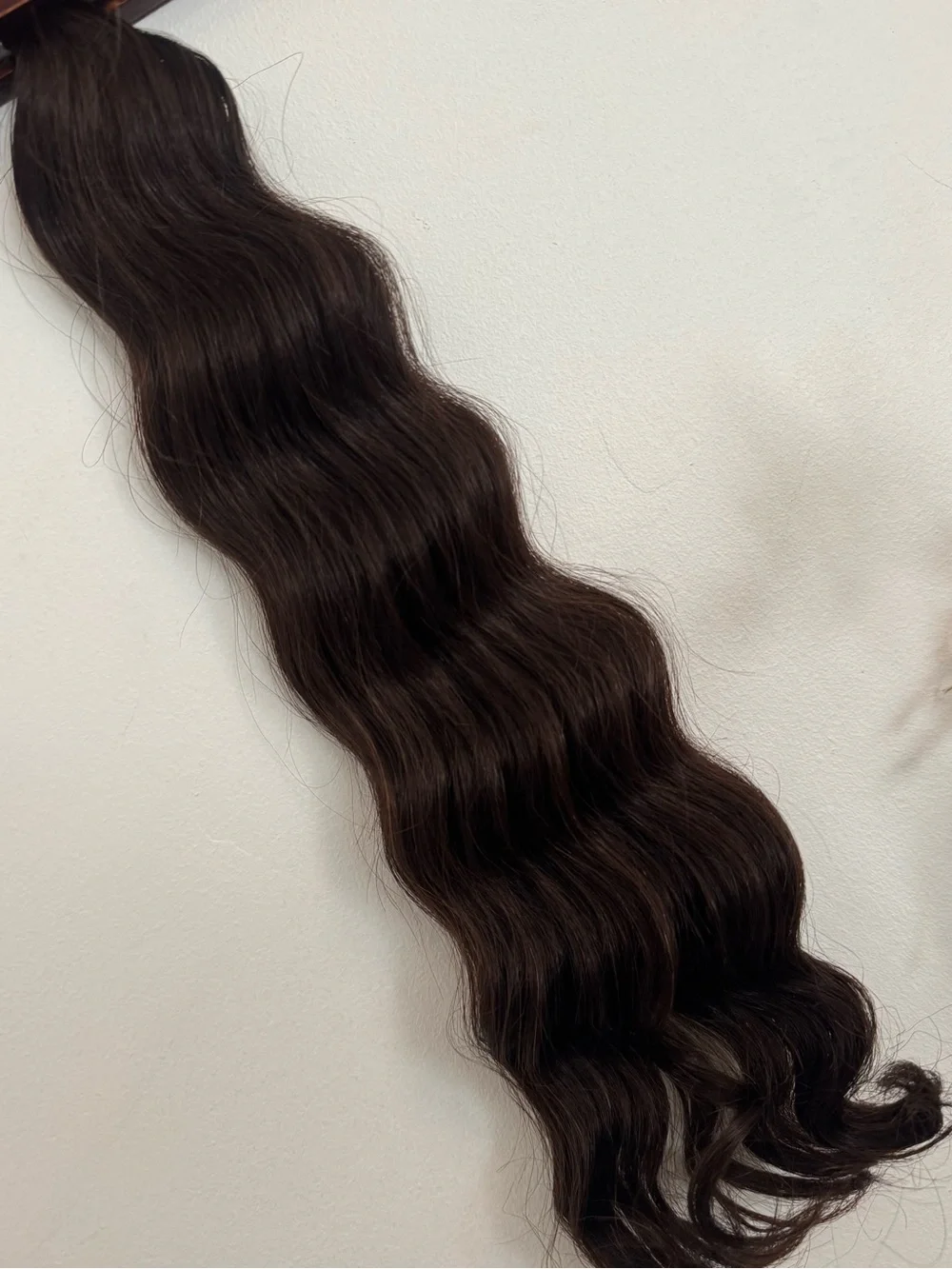 100% Human Hair Weft Extensions #2 Dark Brown 18” 100g Body Wave